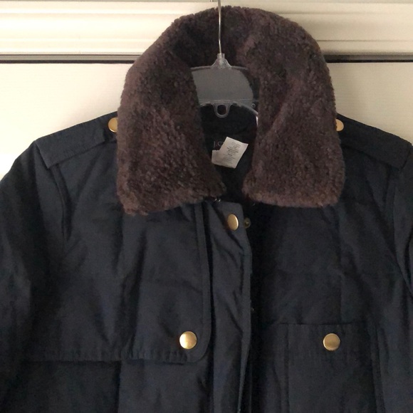 ✨Rare✨ J Crew Snowbound Puffer in Navy Sz Small - Picture 3 of 7